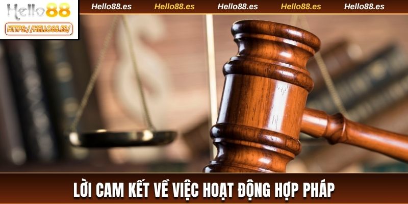 Lời cam kết về việc hoạt động hợp pháp